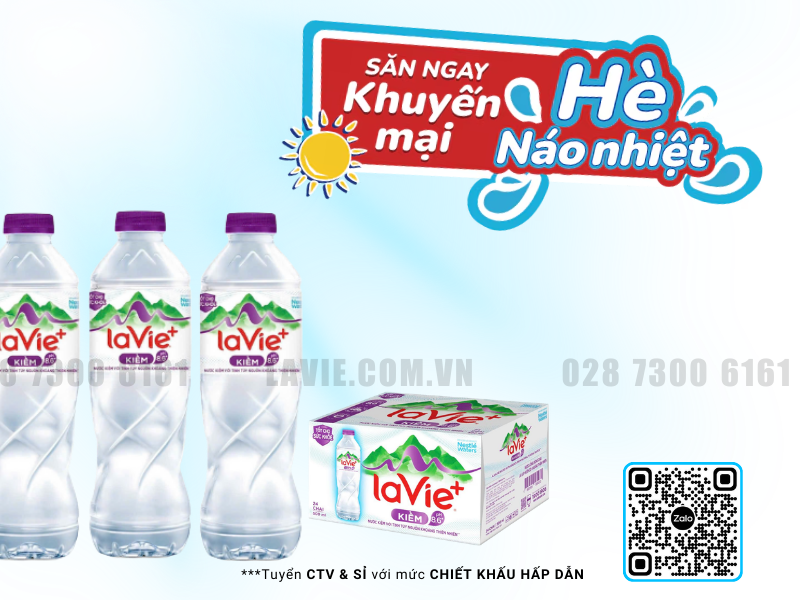 Thùng Nước LaVie Kiềm+ Là Gì Và Vì Sao Nhiều Người Quan Tâm Số Lượng Chai Trong Thùng
