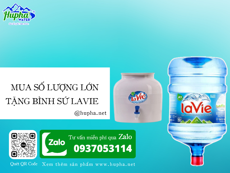 Dịch vụ đổi nước Lavie tại Bình Thạnh nhanh chóng, tiện lợi