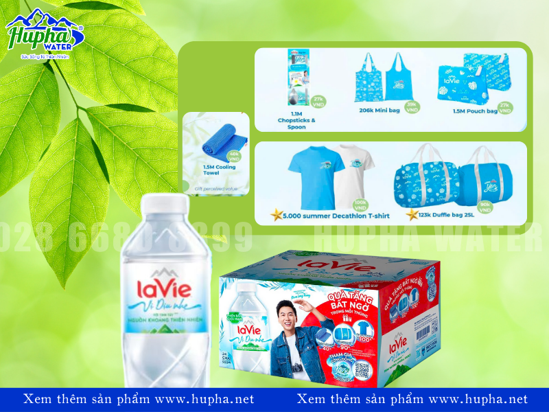 Chuyên nước tinh khiết & nước khoáng LaVie chính hãng 