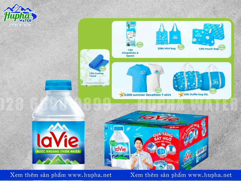Nguồn nước khoáng chính hãng, tiết kiệm chi phí HuPha Water SỈ & LẺ