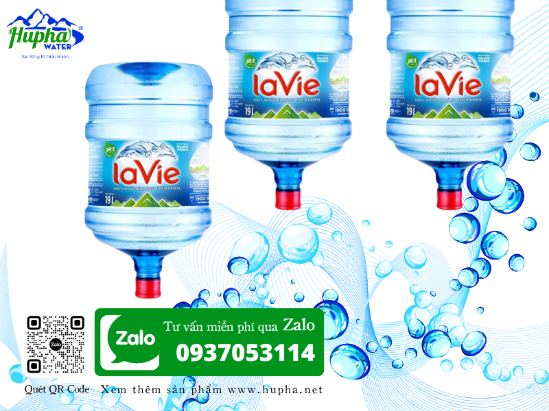 Dịch vụ đổi nước bình Lavie tại TP.HCM uy tín, chính hãng 100% - HuPha Water