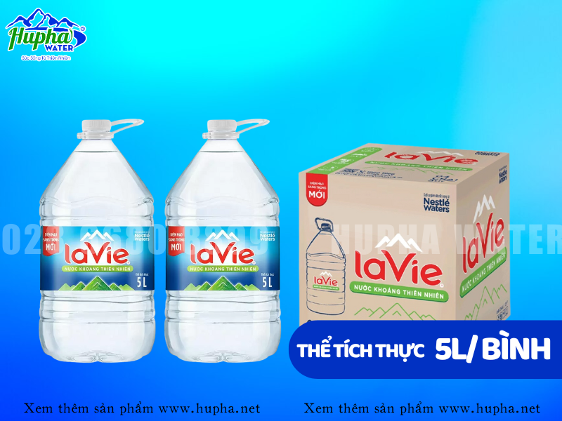 Nước suối đóng bình Lavie 5l - GIAO NHANH CHÓNG, AN TOÀN TPHCM