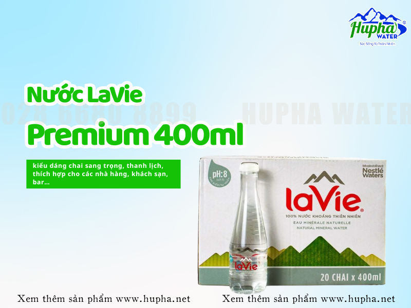 Chai Lavie thủy tinh – Biểu tượng của sự tinh tế và đẳng cấp hiện đại
