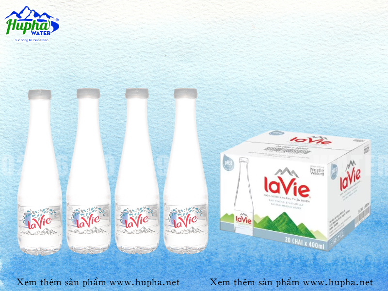 Giá nước đóng thùng Lavie 400ml Premium MUA NGAY 028 6680 8899