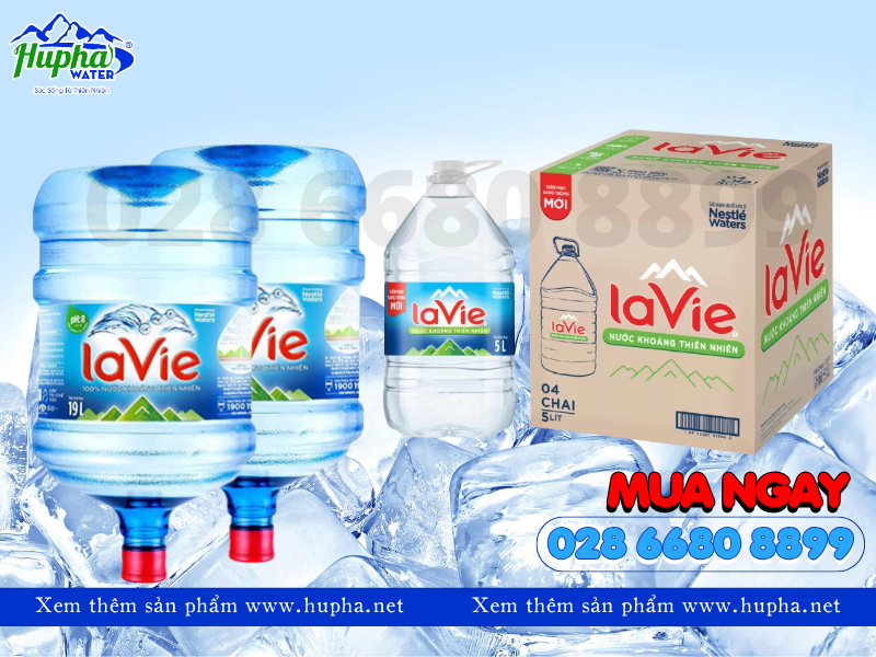 Dịch vụ chuyên nghiệp, nhanh chóng - Nước uống Lavie của Hupha Water