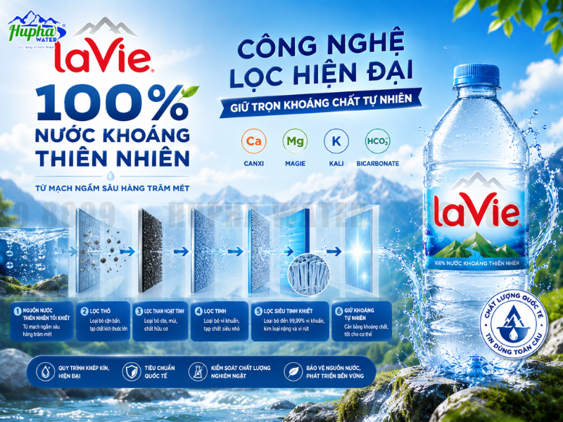 LaVie Kiềm+ Cho Khách Sạn – Nước Uống Chất Lượng Góp Phần Hoàn Thiện Trải Nghiệm Lưu Trú