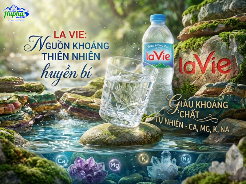 LaVie Kiềm+ Cho Phòng Gym – Nước Uống Tiện Lợi Đồng Hành Cùng Người Tập Mỗi Ngày