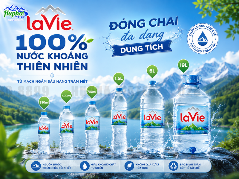 LaVie Kiềm+ Cho Spa – Nước Uống Chất Lượng Góp Phần Hoàn Thiện Trải Nghiệm Khách Hàng