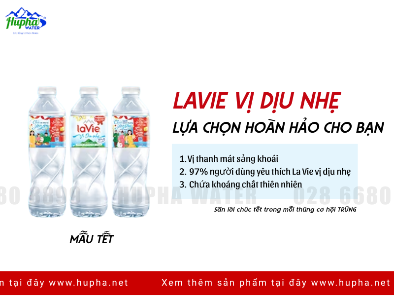 Biếu Tết Nước LaVie – Xu Hướng Quà Tặng Tinh Tế Thay Đổi Thói Quen Tiêu Dùng Dịp Tết