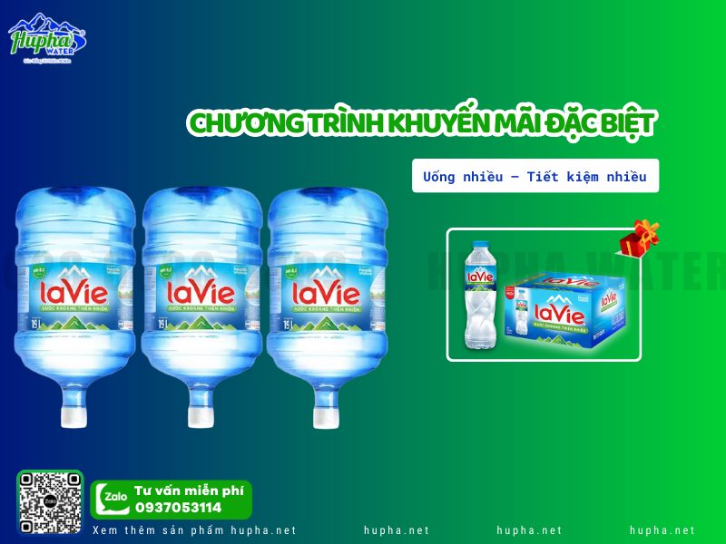 Dịch vụ nước khoáng Lavie cao cấp, an toàn tại Gò Vấp - Hotline (028) 6680 8899