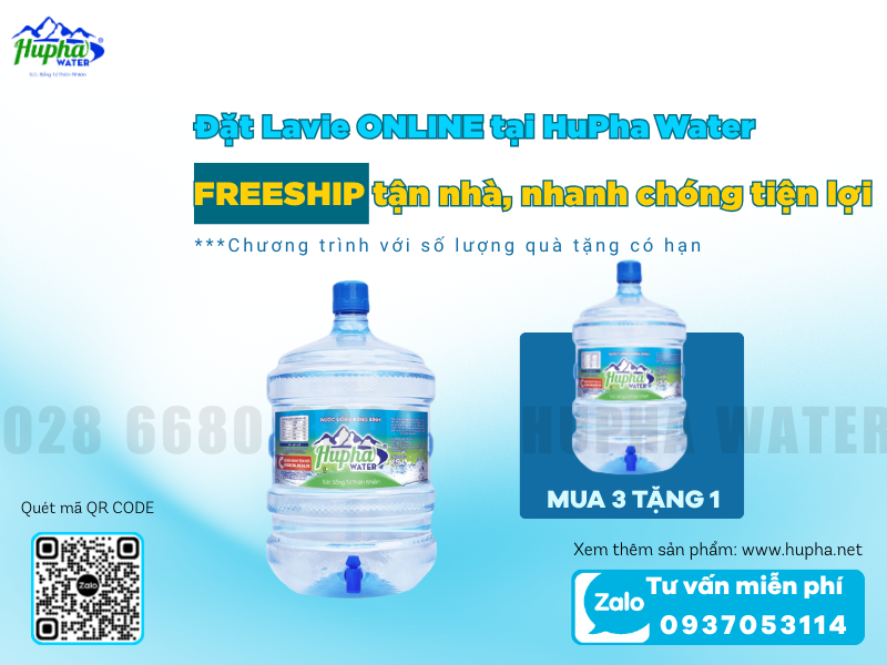 Bình Nước Lavie 18.5L – Sự Lựa Chọn Hoàn Hảo Cho Nhu Cầu Lớn