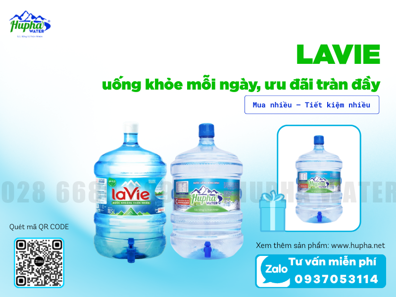 HuPha Water – Nước Khoáng Đóng Bình Tiện Lợi, An Toàn Và Tiết Kiệm