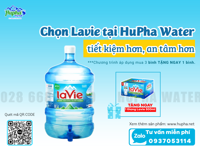 Vì sao Lavie đã trở thành thương hiệu nước khoáng nhiều người tin dùng TPHCM