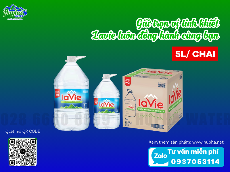 Giao Nước Khoáng HuPha Water Tận Nơi Nhanh Chóng, Uy Tín Tại TP.HCM