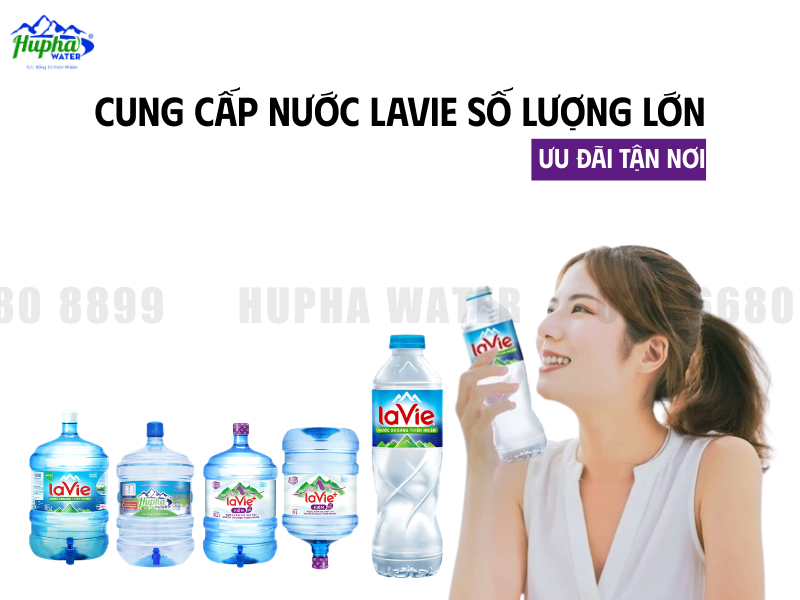 Nhu Cầu Cung Cấp Nước LaVie Bình Úp Kiềm+ Cho Gia Đình Và Văn Phòng