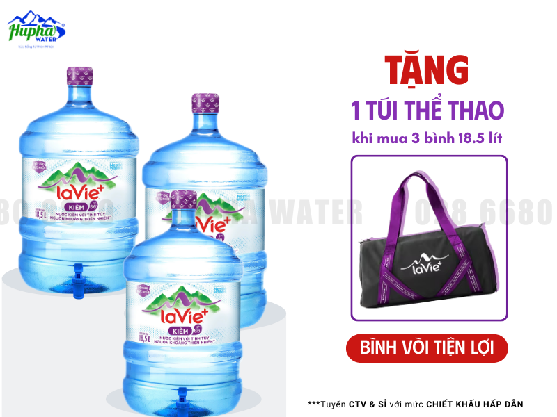 Vì Sao Nước LaVie Bình Vòi 18.5L Kiềm+ Được Nhiều Khách Hàng Tìm Mua?