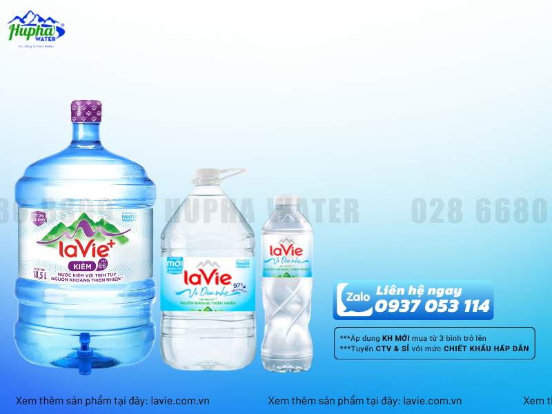 Đặt Nước LaVie Kiềm+ Dễ Dàng Giao Tận Nơi Toàn Khu Vực, Tiện Lợi Và An Tâm Mỗi Ngày