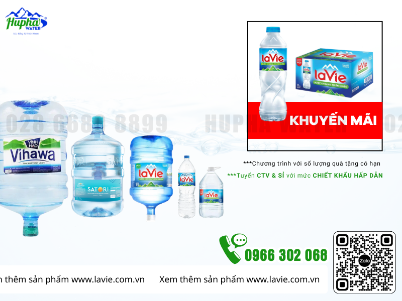 Gọi Ngay Hotline 028 6680 8899 Để Nhận Ưu Đãi Khi Đặt Nước Tại HuPha Water