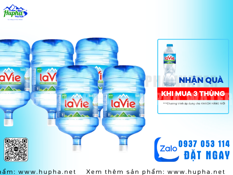 Cung Cấp Nước Khoáng Lavie Toàn Thành Phố – Liên Hệ HuPha Water 028 6680 8899