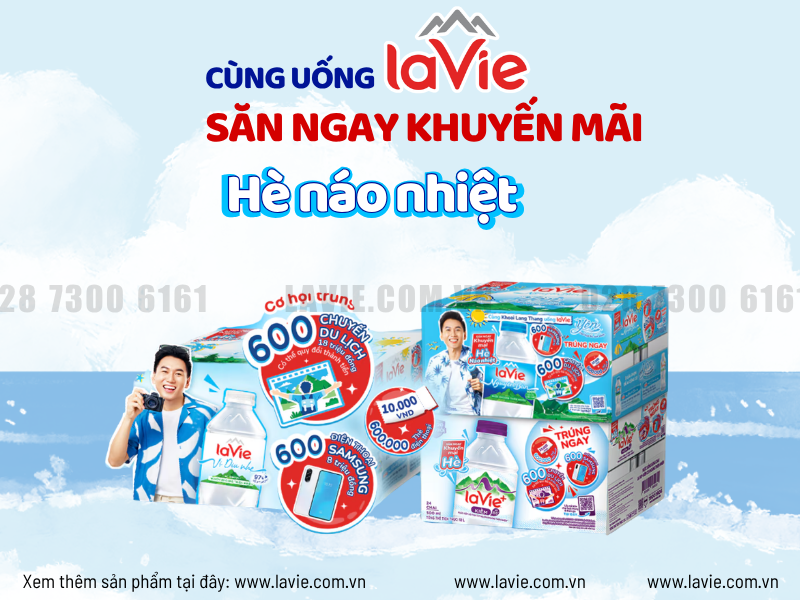Khuyến Mãi Nước LaVie Mùa Hè – Giải Pháp “Hạ Nhiệt” Chi Phí Cho Văn Phòng