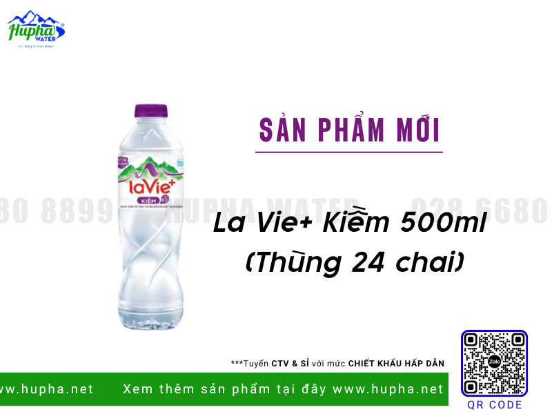 LaVie+ Kiềm 500ml Thùng 24 Chai Là Gì? Nguồn Gốc, Độ pH Và Thành Phần Khoáng
