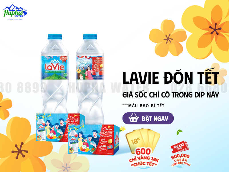 Đặt Nước Suối Chính Hãng, Giao Tận Nơi Qua HuPha Water