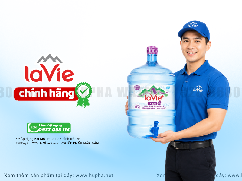 LaVie Kiềm+ bình 19L thông tin sản phẩm