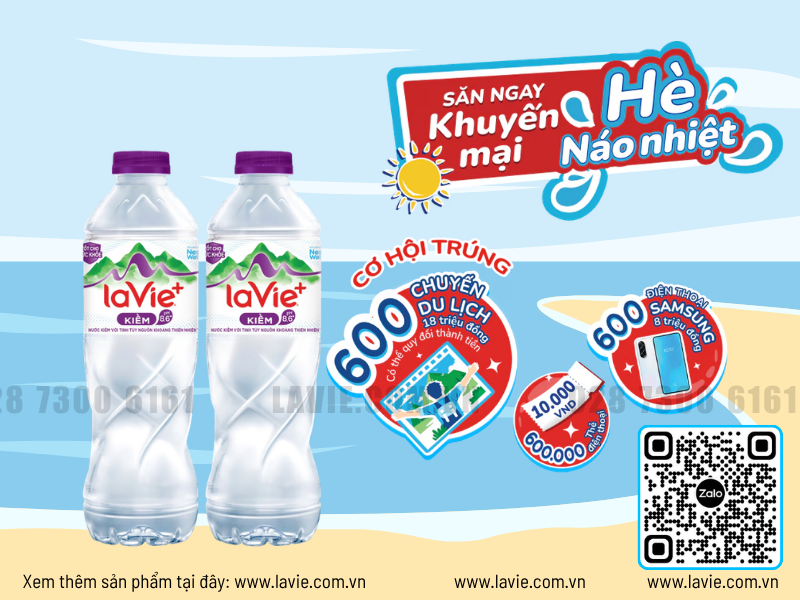Đặt Nước LaVie Chính Hãng Nhanh Chóng – Gọi 028 6680 8899 Luôn Sẵn Sàng Hỗ Trợ Bạn