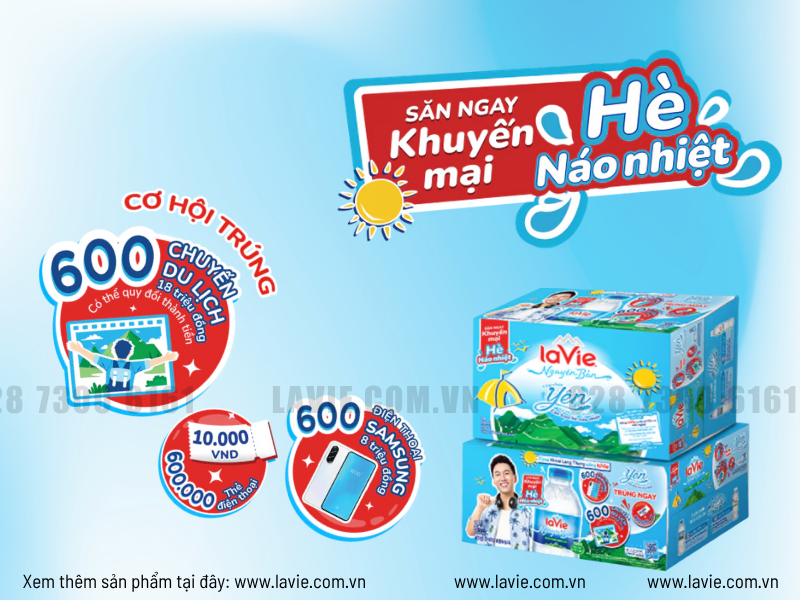 Mua Nước LaVie Mùa Hè Giá Rẻ Xu Hướng Tiêu Dùng Tăng Mạnh Trong Thời Tiết Nắng Nóng