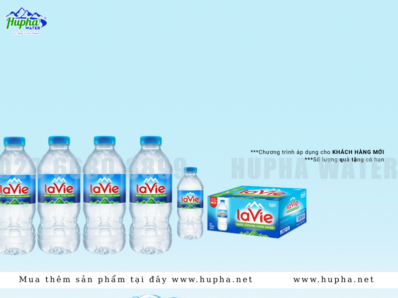 Nước Suối Lavie 350ml – Dòng Nước Uống Được Ưa Chuộng Khi Mua Số Lượng Lớn
