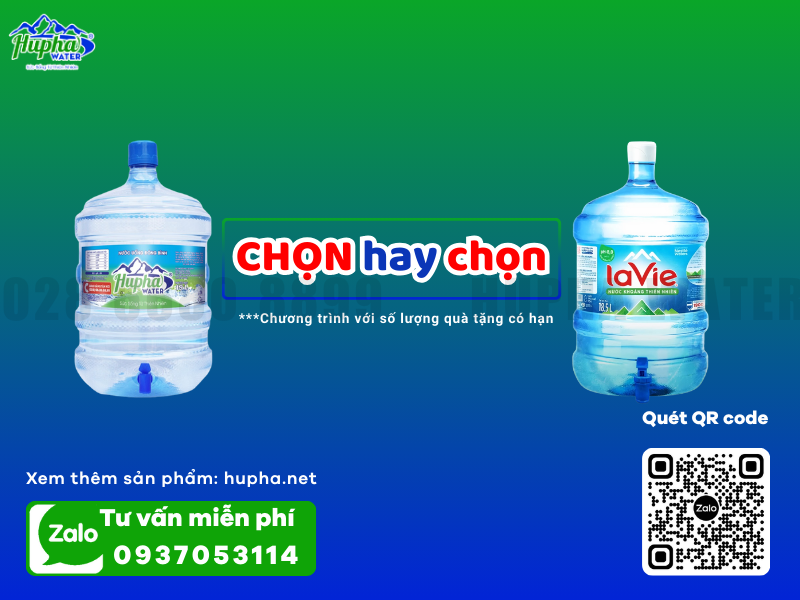 Mua nước Lavie tiện lợi tại tphcm - HuPha Water 028 6680 8899