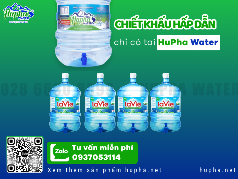 Dịch vụ đặt nước Lavie online tiện lợi, chương trình khuyến mãi quà tặng hấp dẫn