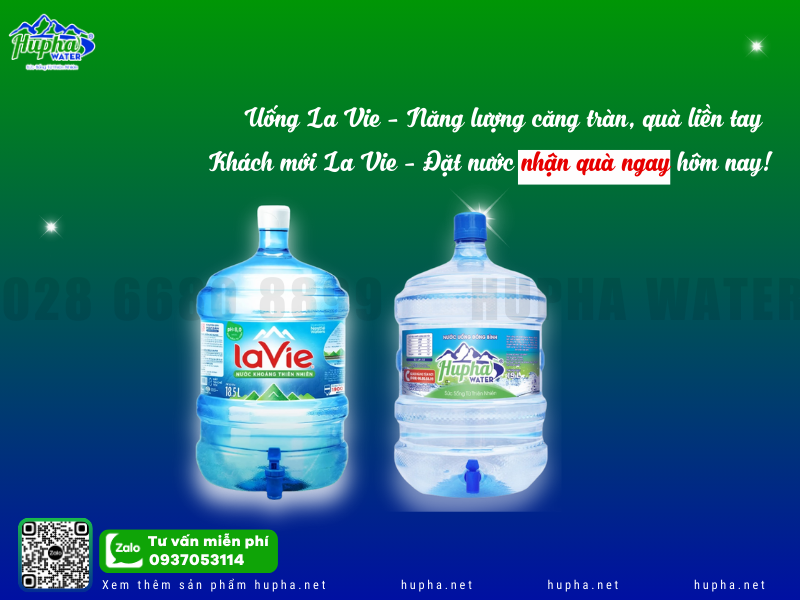 Nước khoáng Lavie thùng 24 chai – sự tiện lợi trong từng giọt nước tinh khiết