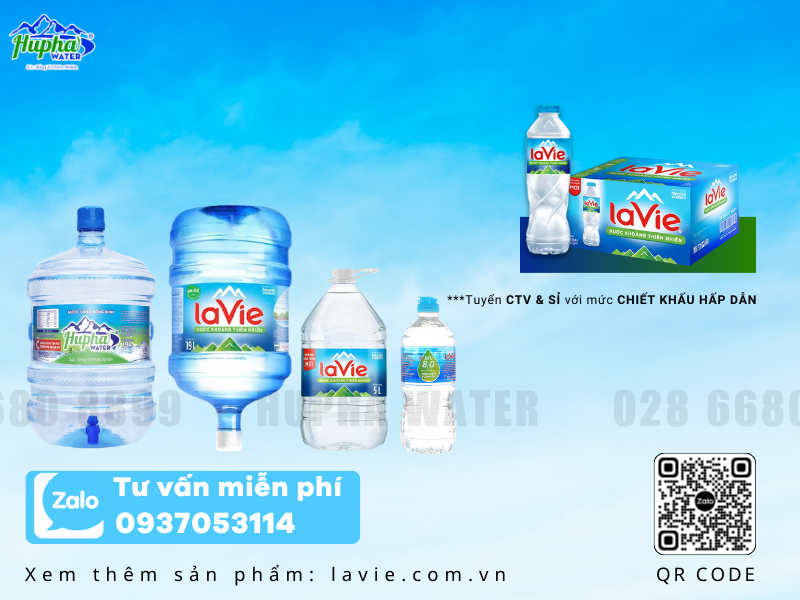 HuPha Water Luôn Bên Bạn – Đặt Nước Lavie An Toàn Chỉ Qua Một Cuộc Gọn