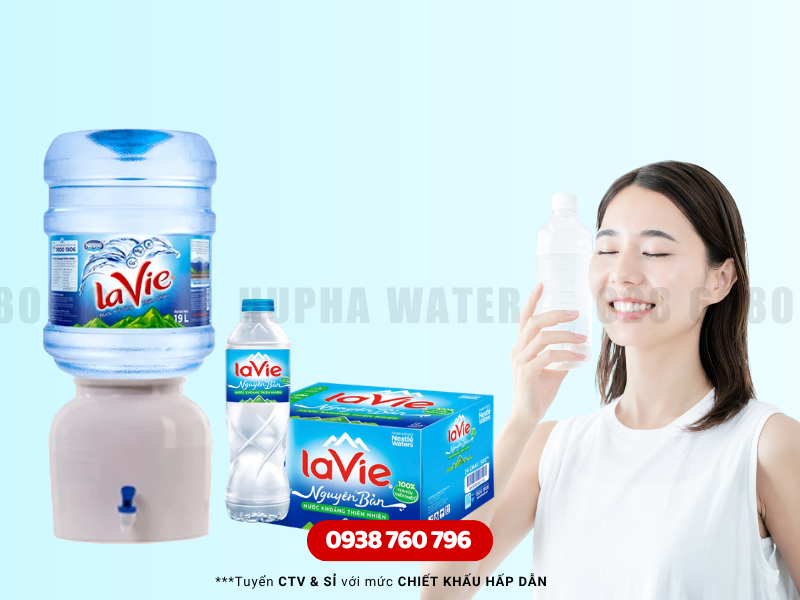 Nước LaVie 18.5L – Giải pháp nước uống mùa hè tiết kiệm và tiện lợi cho mọi nhu cầu