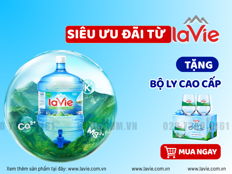Vì Sao Nước LaVie 19L Luôn Là Lựa Chọn Hàng Đầu Của Doanh Nghiệp?