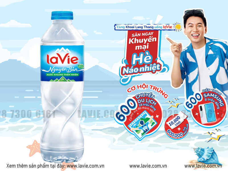 Nước LaVie 500ml – Giải Pháp Giải Khát Tiện Lợi Cho Người Tập Luyện Thể Thao