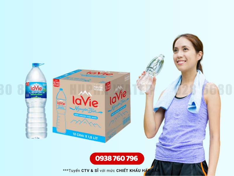 Nước LaVie bình 19L cho văn phòng – Giải pháp nước uống sạch, chuyên nghiệp và tối ưu chi phí
