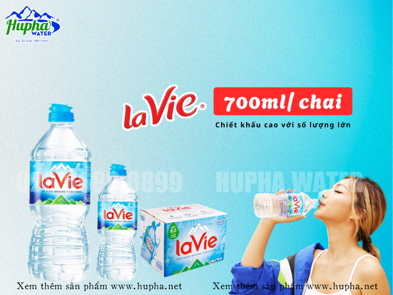 Phân phối nước khoáng Lavie chính hãng, vệ sinh an toàn người tiêu dùng