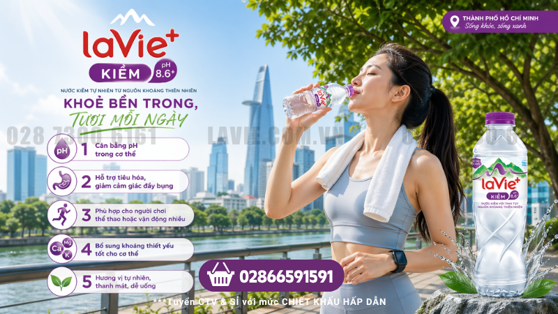Nước LaVie Kiềm+ 500ml Thùng Bao Nhiêu Chai? Thông Tin Chuẩn Từ Nhà Sản Xuất