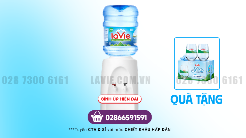 Dịch vụ nước Lavie Kiềm+ giá tốt, chính hãng, giao nhanh 24/7