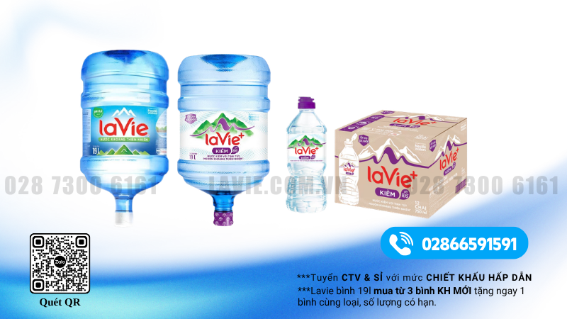 Nước LaVie Kiềm+ 750ml Là Gì? Điểm Khác Biệt So Với Các Dung Tích Khác