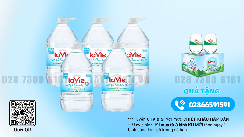 Nước LaVie – Tinh Khiết, Tiện Lợi, Giao Hàng Nhanh Tại TP.HCM&nbsp;