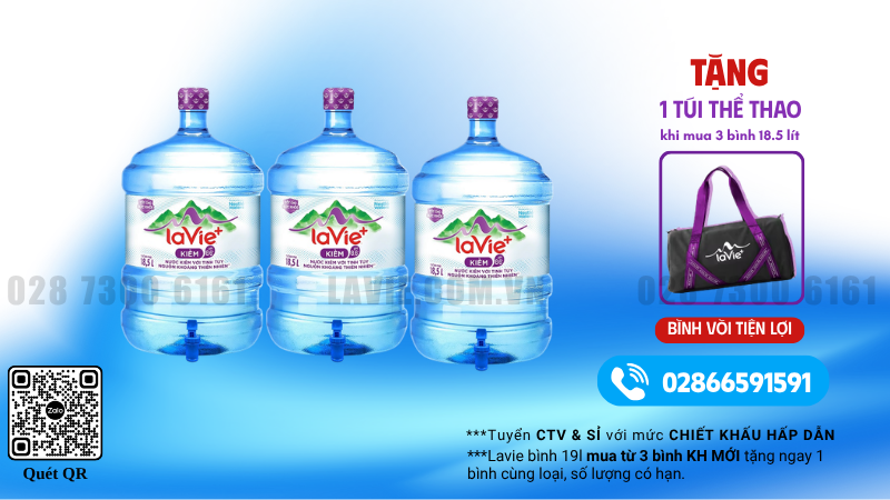 Nước LaVie Kiềm+ Là Gì? Độ pH Bao Nhiêu Và Có Gì Khác So Với Nước Thường?