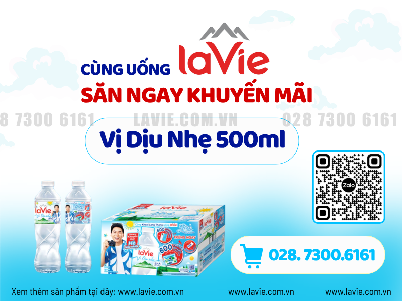 Nước LaVie Thùng – Lựa Chọn Không Thể Thiếu Cho Gia Đình Khi Hoạt Động Ngoài Trời
