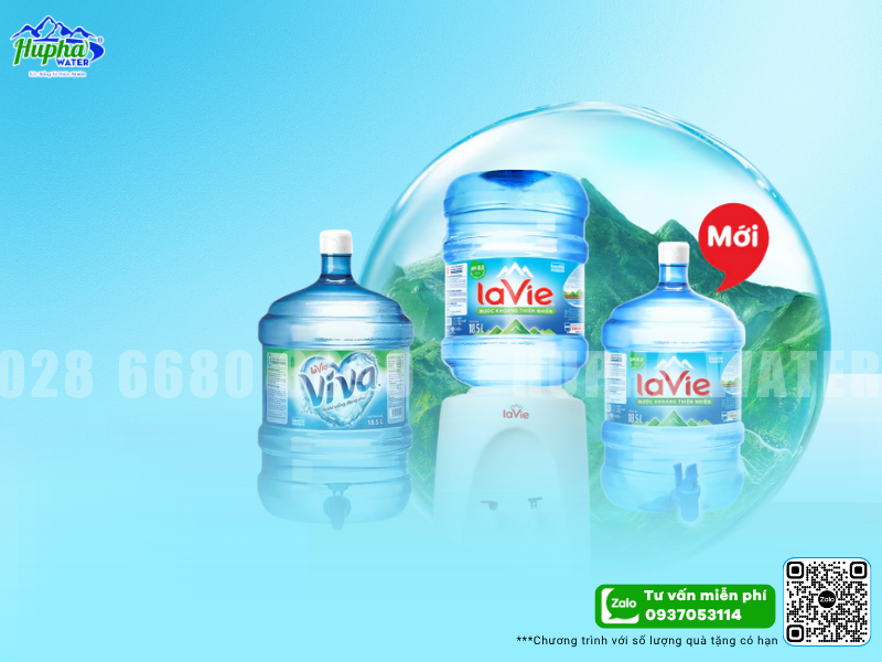 Nước suối Lavie bình 20 lít – lựa chọn tối ưu cho văn phòng, gia đình và doanh nghiệp