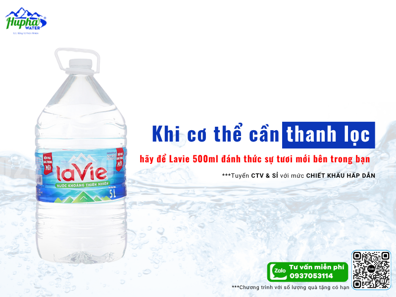 Nước suối Lavie chính hãng – lựa chọn an toàn cho sức khỏe mỗi ngày