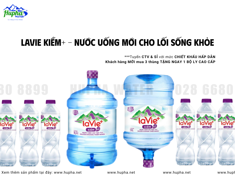 HuPha Water – Giải Pháp Nước Uống LaVie Tiện Lợi, An Tâm