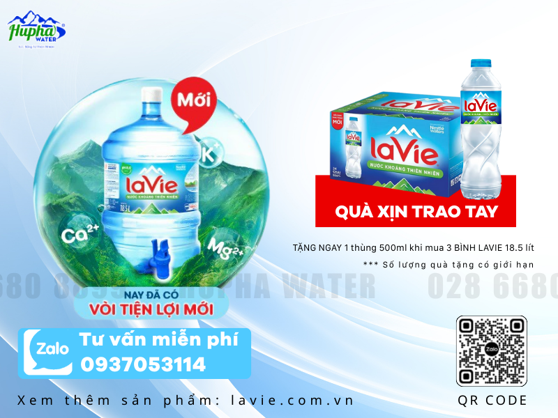 HuPha Water – Nơi Mua Nước Lavie Chính Hãng, Giao Hàng Nhanh, Tin Cậy