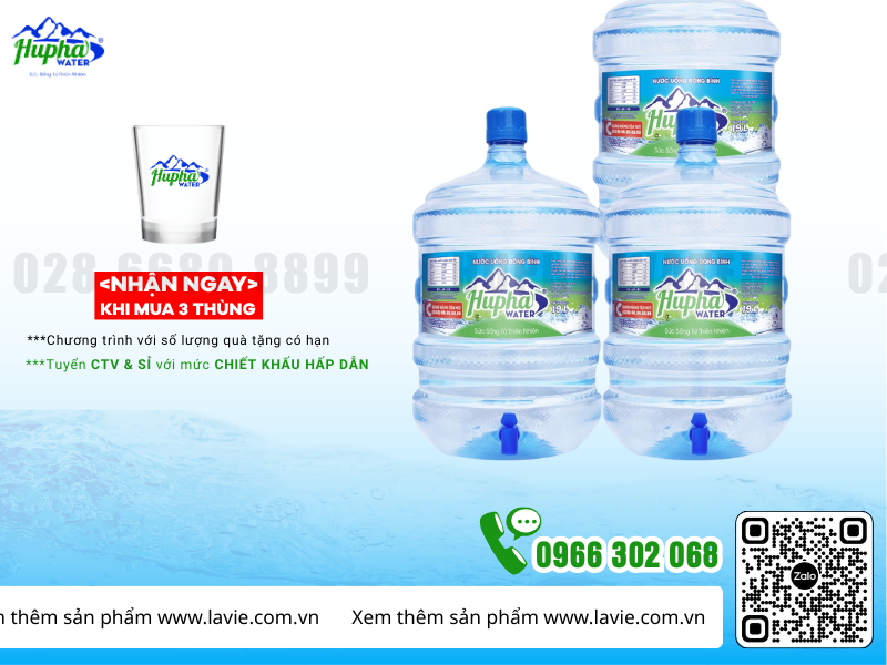 Đặt Nước Nhanh – Giao Hàng Tận Nơi Cùng HuPha Water: 028 6680 8899